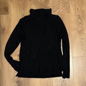 Madewell Black Turtleneck Sweater - Women's Classic Lightweight Knit